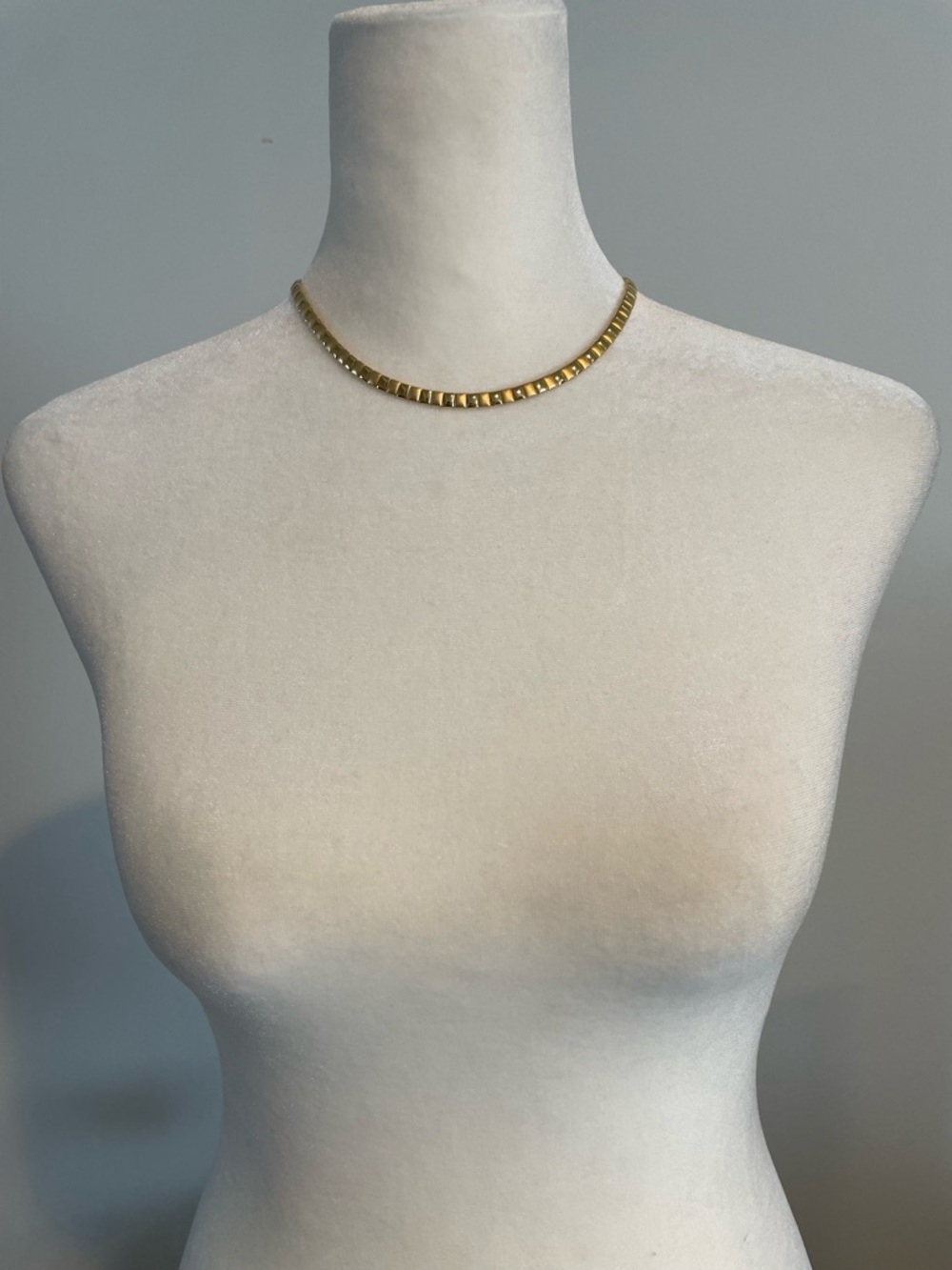 Vintage 80s Napier Link Collar Necklace